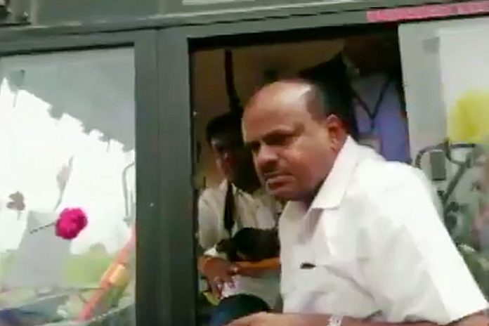 ‘You voted for Modi, run ask him’: Kumaraswamy’s rant at protesters in a village