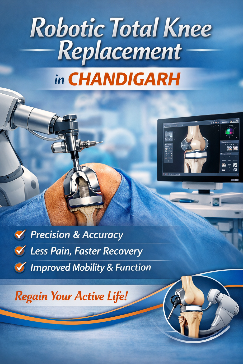 Robotic Total Knee Replacement in Chandigarh