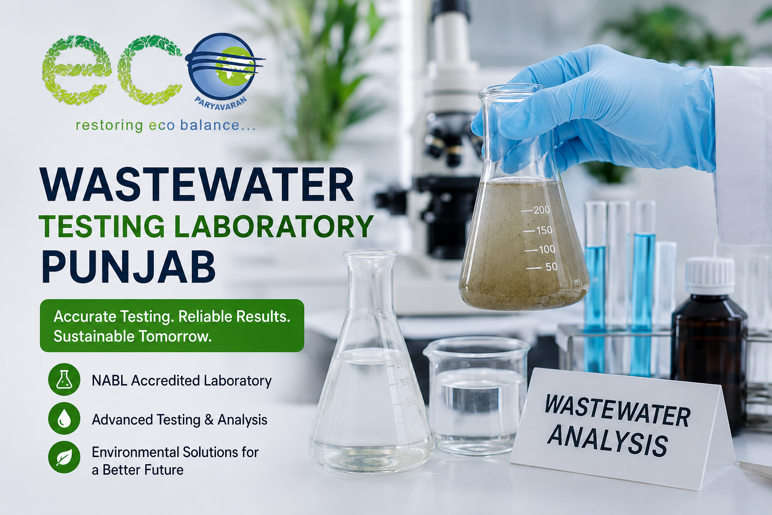 wastewater testing laboratory in Punjab